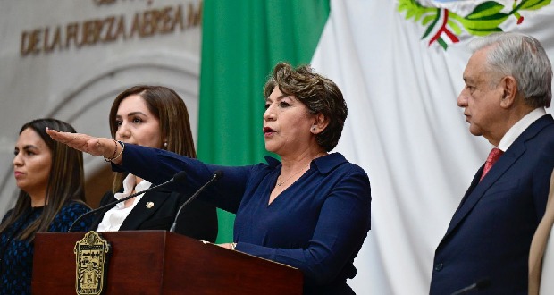 Delfina Gómez, la primera gobernadora del Estado de México, rinde protesta
