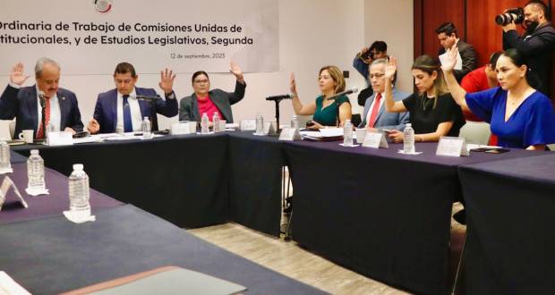 Senado aprueba en comisiones reforma contra “doble Congreso”: Armenta