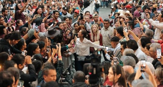 Sheinbaum pidió continuar con la lucha contra las desigualdades. Foto: Especial.