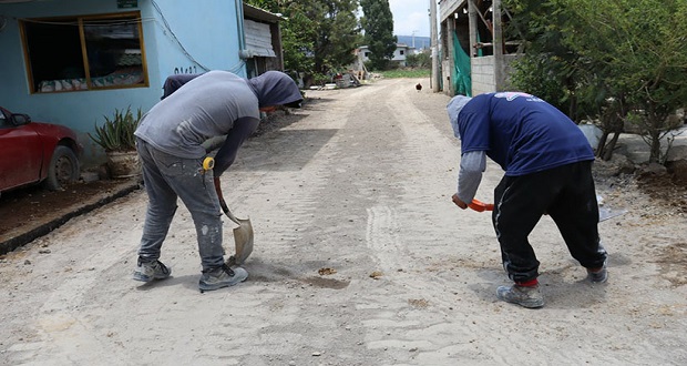 Ayuntamiento inaugura obra de pavimentación en Ocoyucan