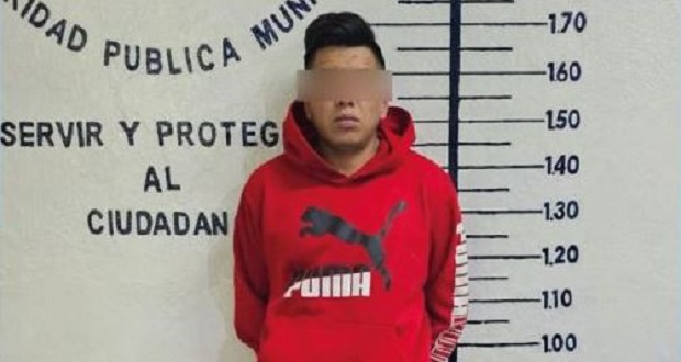 Detienen a presunto narcomenudista en San Pedro Cholula