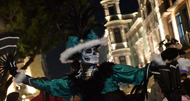 Los Ángeles Azules, desfiles y más por "Día de Muertos" en Puebla. Foto: Redes sociales,