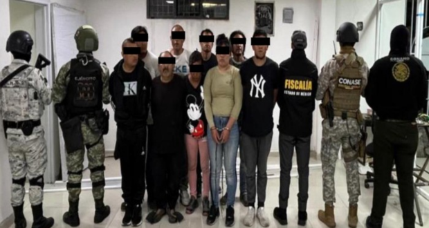 Edomex: detienen a 15 responsables de asesinatos, secuestros y narcotráfico