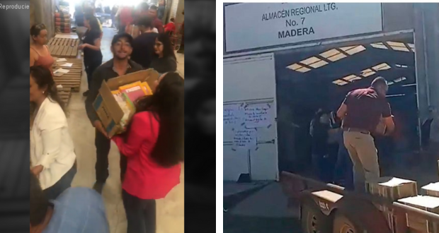 Ante amparo contra libros de texto en Chihuahua, maestros toman almacén