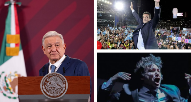 AMLO felicita a la izquierda en Argentina por triunfo; falta 2da vuelta