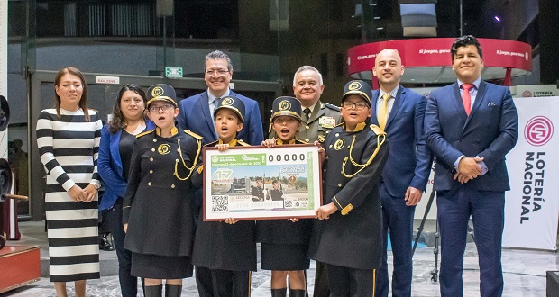 Lotería Nacional celebra Bicentenario del Heroico Colegio Militar