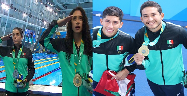 México gana 2 oros en clavados sincronizados en Panamericanos