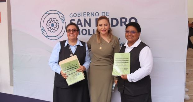 Paola Angón encabeza jornada municipal en San Pedro Cholula