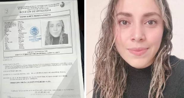 Salma Karen Pedroza Polito, prese la llevaron por la fuerza a bordo de un vehículo Neón. Foto. Especial.
