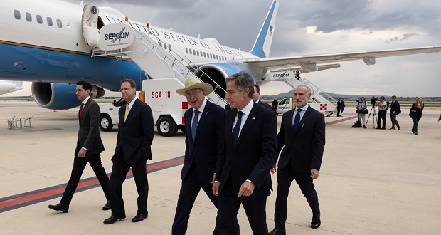 Secretario de Estado de EUA en México para reunión de seguridad