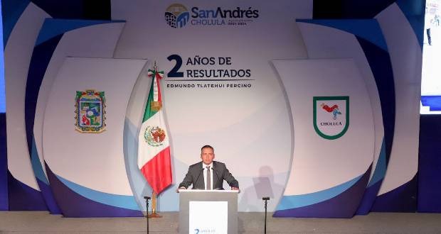 En San Andrés Cholula, el cambio no se detiene: Tlatehui, Segundo Informe