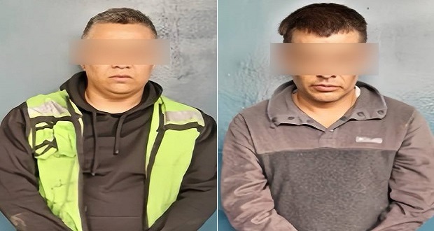En la autopista Puebla-Orizaba detienen a dos hombres que robaron tractocamión.