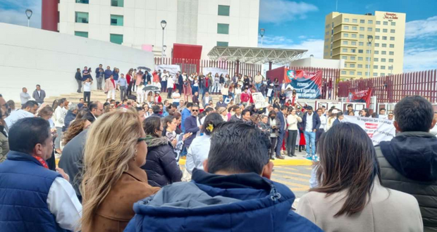 PJF de Puebla se une a Paro Nacional contra retiro de fideicomisos