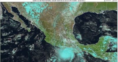 Devastación tras huracán Otis; ejército atiende damnificados. Foto: Especial.