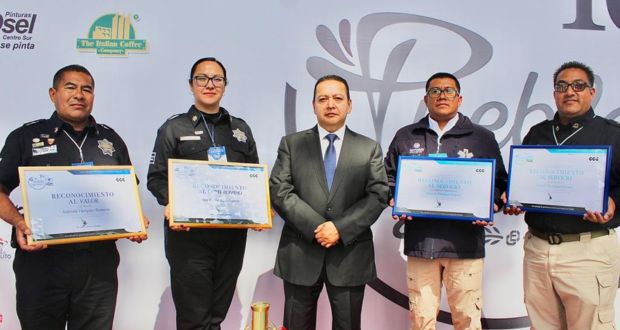 CCE de Puebla reconoce a policías de San Andrés Cholula 