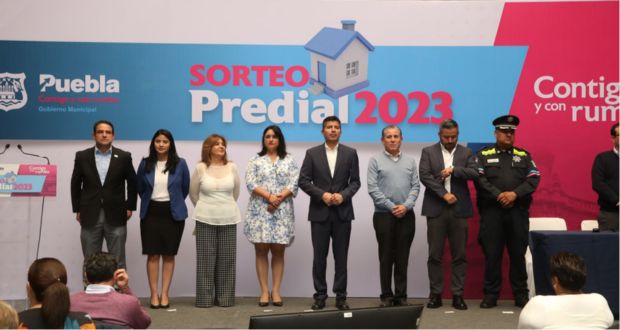 Ayuntamiento de Puebla anuncia a ganadores del Sorteo Predial 2023