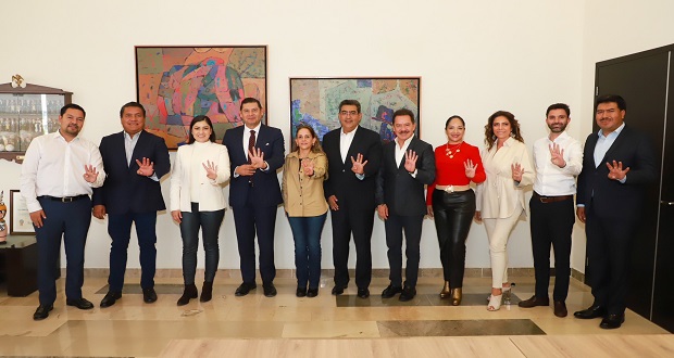 Reunión con Armenta y exaspirantes, para construir unidad en Puebla: Céspedes