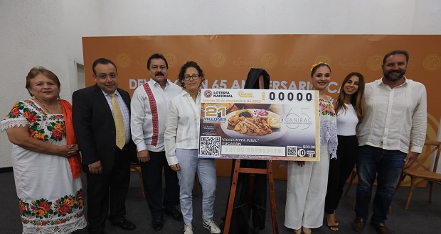 ¡Bomba! Lotería Nacional celebra con 87 mdp a la cochinita pibil. Foto: Especial.