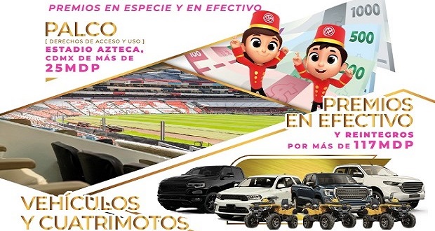 Festeja diciembre con 146 mdp del Gran Sorteo de Lotería Nacional. Foto: Especial.