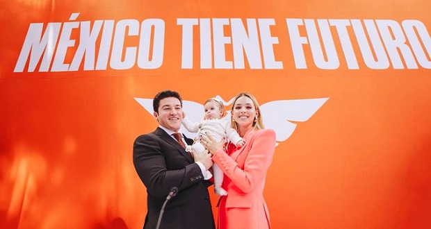 Samuel García se registra como aspirante a la presidencia por MC. Foto: Redes sociales.