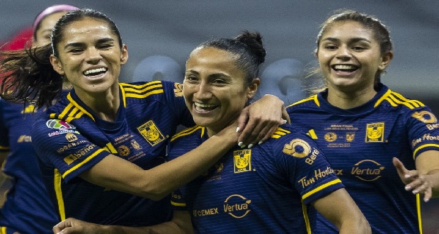 Tigres golea 3-0 a América en la final de ida de Liga MX Femenil