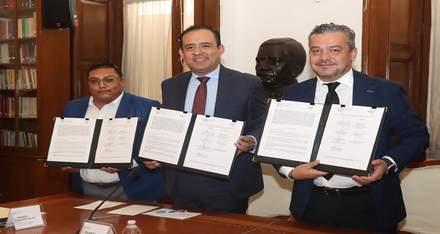Congreso y Sicom Puebla firman convenio; habrá nueva plataforma digital