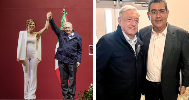Céspedes acude junto con AMLO a 2do informe de gobernadora de Baja California