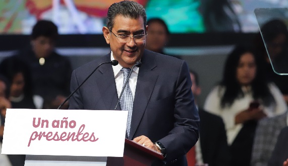 Céspedes destaca 3,469 mdd de IED; construcción de Red Metropolitana, en enero