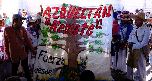 Por territorio, policía amenaza a autoridades agrarias de Azqueltán. Foto: Redes sociales.