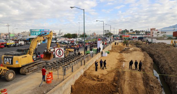 Arranca construcción de paso vehicular en Central de Abasto con 300 mdp