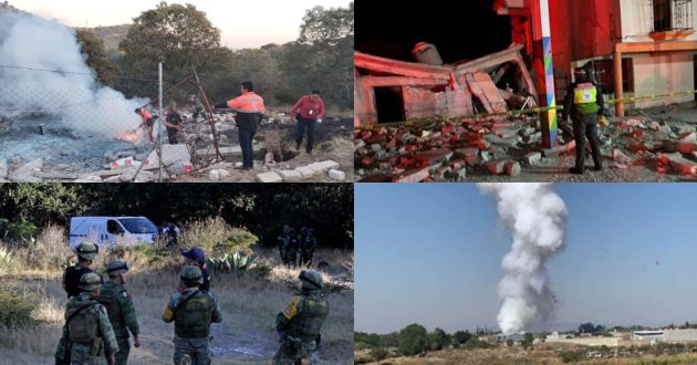 En Puebla, van 12 explosiones por polvorín que acumulan 12 muertos en 2023 