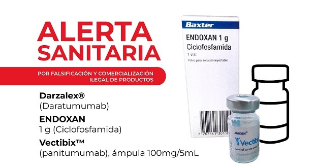 Cofepris emite alerta por falsificación de medicamentos oncológicos. Foto: Especial