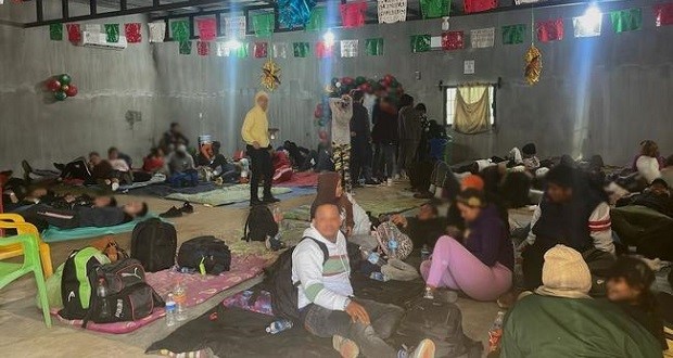 INM localiza a 155 migrantes en casa de seguridad de Tonalá, Chiapas. Foto: Especial.
