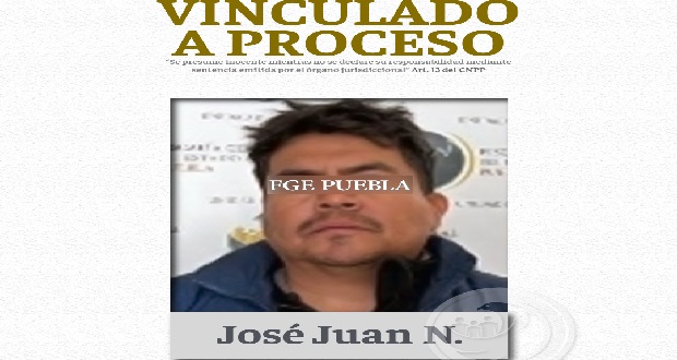 Vinculan a proceso a José Juan N. por lesiones y daño en propiedad. Foto: Fiscalia General del Estado de Puebla (FGE).