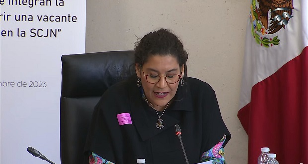 ¡Lo cumplió! Ministra Batres regresa 82 mil pesos de salario a federación. Foto: Redes sociales.