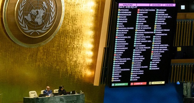 México vota a favor; 153 países de ONU exigen alto al fuego en Gaza. Foto: ONU
