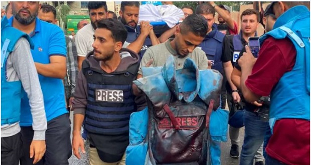 61 periodistas asesinados por Israel en Gaza; acusan crimen de guerra. Foto: Reuters.