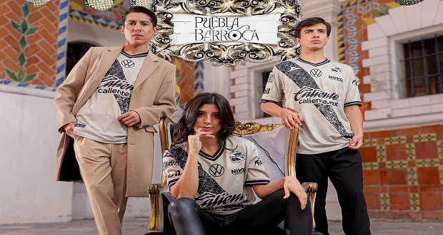 “La Franja” presenta jersey inspirado en arte barroco de Puebla