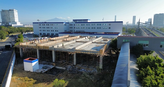 Avanza construcción de Unidad Oftalmológica en Hospital General de Cholula.