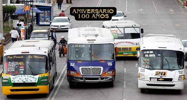 Por centenario del transporte público en Puebla, habrá concurso artístico