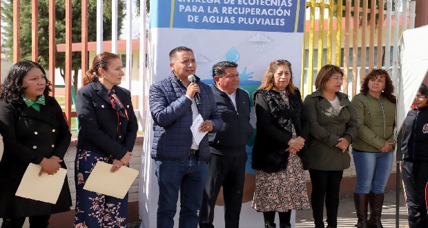 Tlatehui implementa ecotecnias para aguas pluviales en San Rafael Comac