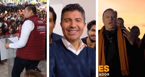 Rivera y Morales inician precampaña en redes; Armenta en evento masivo