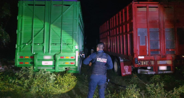 Marina en coordinación son SSP incautan 2 mil litros de huachicol en Jalpan