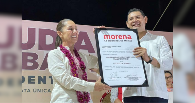 Armenta formaliza coordinación estatal; anuncia Tren México-Puebla con Sheinbaum
