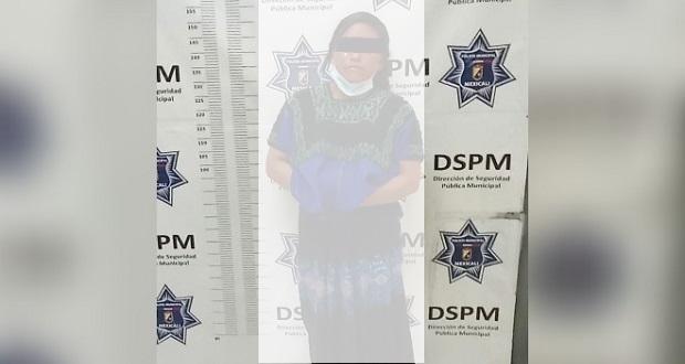 Liberan a indígena en Mexicali; criminalizada por pedir dinero con su hijo. Foto: Redes sociales.
