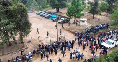 Pobladores de Guerrero piden permanencia de militares en Linda Vista. Foto: Redes sociales.