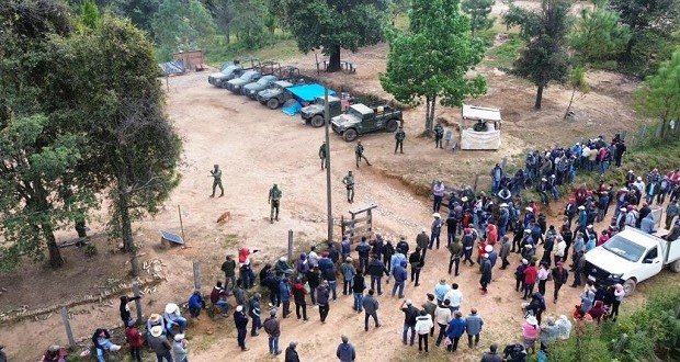 Pobladores de Guerrero piden permanencia de militares en Linda Vista. Foto: Redes sociales.