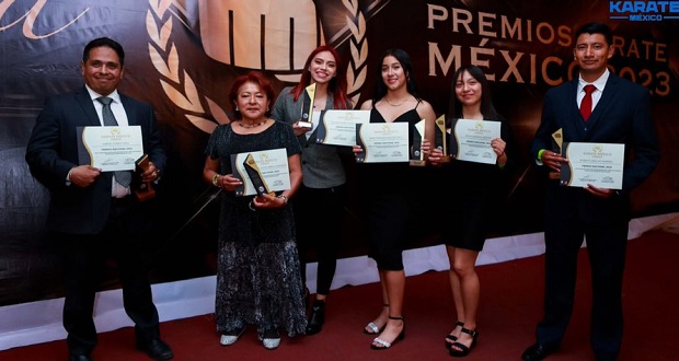 Poblanas destacan en Premios Karate México 2023