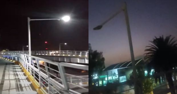 Solicitan alumbrado para la ciclovía Hermanos Serdán; reportan inseguridad