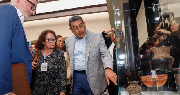 Con apoyo de embajada suiza e INAH, Puebla restaura 50 piezas arqueológicas